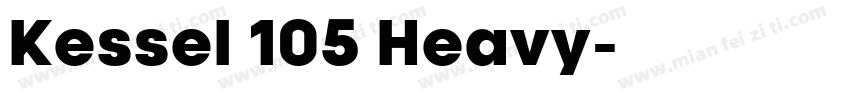 Kessel 105 Heavy字体转换